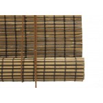 Seta Direct Bamboo Slat Roll Up Window Blind 30-Inch Wide by 72-Inch Long Espresso Brown