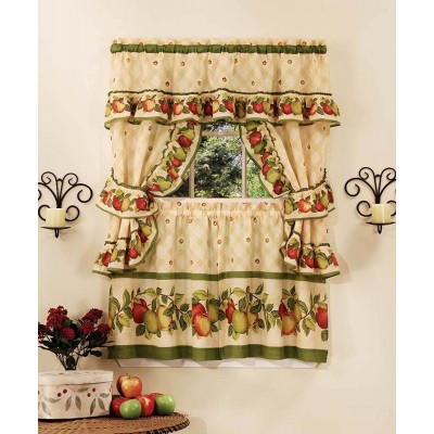Achim Home Furnishings Antique Apple Orchard Cottage Set 24-Inch