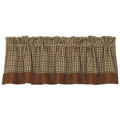 HiEnd Accents Crestwood Houndstooth Lodge Valance