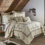 Pillow Sham Bear Creek by Donna Sharp Lodge Decorative Pillow Cover with Bear Pattern Standard