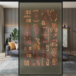 3D Customized Window Film Art Accents Anti UV Heat Control Privacy Kitchen Curtains for Glass 17.7 x 23.6 in