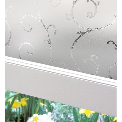 ARTSCAPE Lace 36" x 72" Window Film 36-by-72-Inch Clear Etched Textured