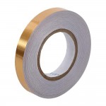 Tiardey 0.4in x 55 yds Gold Metalized Polyester Mylar Film Tape,Gold Decor Tape for Detailing Accent Wall,Wardrobe,Cabinet,Bathroom