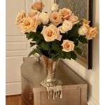 Aluminum Decorative Molten Flower Vase DH4012 | Tall Metal Flower Container | Aluminum Flower Centerpiece for Home Decor,Wedding Party