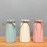 Anding White Ceramic Vase Elegant Origami Art Design- Ideal Gift for Friends and Family Wedding Desktop Center Vase A Perfect Home Decor Vase LY096