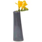 Chive Set of 6 Galaxy 1.5 in Wide 5.5 Tall Small Cylinder Ceramic Bud Flower Vase Unique Single Flower Decorative Flower Vase for Home Decor