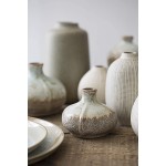 Creative Co-Op Round Terracotta Vases with Distressed Finish Set of 3 Sizes