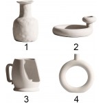 EKDJKK Desktop Flower Pot TV Cabinet Home Decor Nordic Ceramic Vase Modern MinimalismI