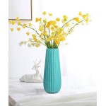 GeLive Ceramic Flower Vase Ikebana Flower Arrangement Decorative Bud Hydroponics Container Home Decor Table Centerpieces Vase Arranging for Home Decor Blue