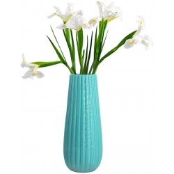 GeLive Ceramic Flower Vase Ikebana Flower Arrangement Decorative Bud Hydroponics Container Home Decor Table Centerpieces Vase Arranging for Home Decor Blue