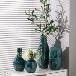 hjn Ceramic Vases Vase Pottery Vase Handmade Cute Flower Vase for Home Décor Medium Size: 13.7'' high