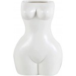 Jojuno 8.2“ Female Form Body Flower Vase Lady Butt Vases Indoor Planter Plant Pot Ceramic Vases for Modern Boho Home Decor Feminist Decors Cute Chic Accent Pieces 8.2 inch Tall