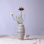 KORANGE Bud Vase Ceramic Vase Decorative Vases Flower Vase Home Decor Accents Rustic Decor Size : 30cm11.8 inches