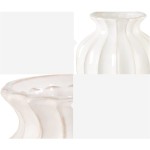 KORANGE Bud Vase Set of 3 White Ceramic Vase Vases for Decor Decorative Vase Flower Vase Vases for Centerpieces Home Décor Accents