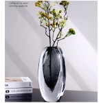 Vases Creative Glass Art Deco Flora for Home Decor Decorative Centerpieces for Table Minimalist Accent for Shelf Size : 26cm