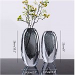 Vases Creative Glass Art Deco Flora for Home Decor Decorative Centerpieces for Table Minimalist Accent for Shelf Size : 26cm