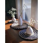 Vases for Decor Rustic Farmhouse Boho Vases for Decor Small Ceramic Vase Set of 3 White