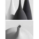 White Black Ceramic Vase Set Modern Minimalist Ornaments Living Room Home Decor Decoration,E