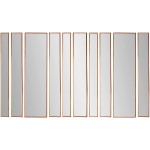 Head West Bronze Metal Framed 10 Piece Accent Mirror Variety Set