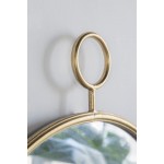 A&B Home Gold-Framed Décor Wall Mirror Dimensions: 22.4L x 1.8W x 28.3H Inches