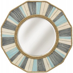 Ainsworth Nautical Rope Accent Mirror Overall Product Weight: 12.3 lb Oversized