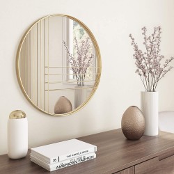Aspire Home Accents 7128 Damis Modern Wall Mirror Gold