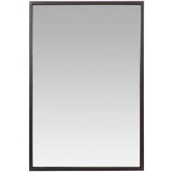 Aspire Home Accents 7586 Bali Modern Rectangle Wall Mirror Gray 30 in.