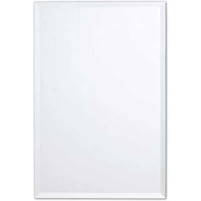 Better Bevel 16" x 24" Frameless Rectangle Mirror | 1" Beveled Edge | Bathroom Wall Mirror