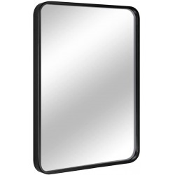 EPRICA Wall Mirror for Bathroom Rectangle Mirror with 1” Black Metal Frame for Bathroom Entryway Living Room & More Hangs Horizontal Or Vertical 30 x 20”