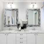 Head West Reeded Mosaic Tile Mirror Frameless Printed Bathroom Vanity Wall Accent Mirror 24 x 30