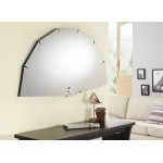 ioHOMES Reflect Wall-Mount Fan Shape Accent Mirror