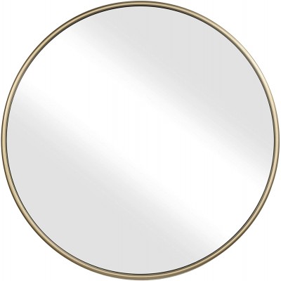 Martin Svensson Home 36" Gold Framed Round Wall Mirror Diameter