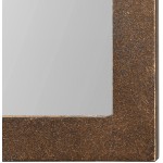 Pataskala Arch Accent Mirror Overall Product Weight: 23 lb with Burnished Edges and Gold Highlights