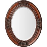 Ren-Wil Mounted Wall Mirror Large Cherry