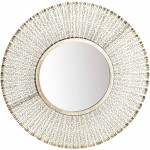 Safavieh Home Foster Silver Round 30.5-inch Decorative Accent Mirror
