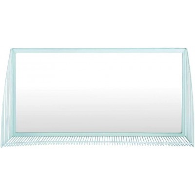 Safavieh Home Henly Teal Rectangle 18-inch High Decorative Accent Mirror