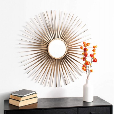 Safavieh Home Lachlyn Gold Sunburst 34-inch Decorative Accent Mirror