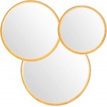 Safavieh Home Loni Gold Foil and White 22.5-inch Decorative Accent Mirror