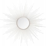 Safavieh Home Madilyn Champagne Sunburst 36-inch Decorative Accent Mirror