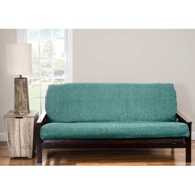 SIScovers PoloGear Belmont Turquoise Homespun Futon Cover Turqoise Queen