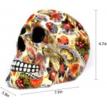 VONSYA Colorfull Skull for Home Bar or Office Decor and Gift