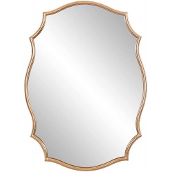 Wall Decor Modern Glam Accent Mirror Gold 24x36