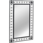 Wall Mirror Rectangular 23.6x43.3 Black for Dressing Bedroom Home Décor Door Mirror Body Mirror and in Home & Kitchen Home décor,Gym Mirror Dance Mirror and in Home & Kitchen Home décor