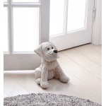 Decorative Door Stopper by Morgan Home – Available in Many Adorable Animals and Styles – Durable Subtle Home Decor Easily Matches Measures Approx. 11 x 5.5 x 5.5 Inches Beige Dog