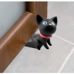 Door Stopper Decorative Cat Door Stopper Door Holder Animal Door Wedge Black