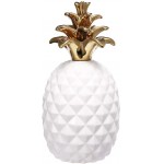 A&B Home Pineapple Accent-Ceramic Pineapple Decorative Centerpiece Display Decoration for Living Dining Room Bedroom Office Desktop Cabinet
