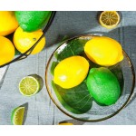 Toopify 20 PCS Artificial Lemons and Limes Fake Fruit Lemons Artificial Lifelike Simulation Lemon for Home House Kitchen Party Decoration 3'' X 2''