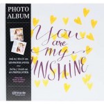 2UP You Are My Sunshine Photo Album Holds 160 4 x 6 or 80 5 x 7 photos