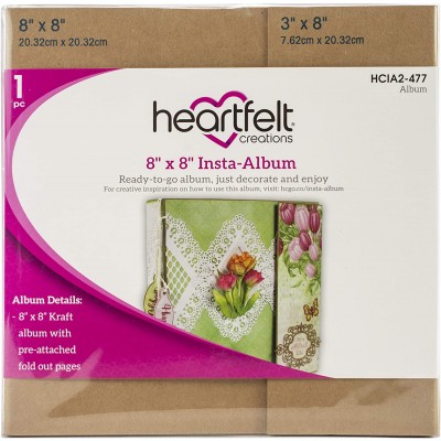 Heartfelt Creations Insta-Album Kraft 8"X8" HCIA2477