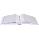 Malden International Designs 2 Up 4x6 Photo Album With Memo Writing Area Love Never Ends Watercolor Cover Book Bound White